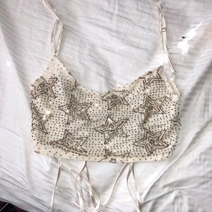Gold Star Crop Top